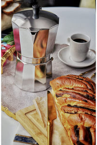 Espresso Stovetop Coffeemaker 3-Cup, Silver