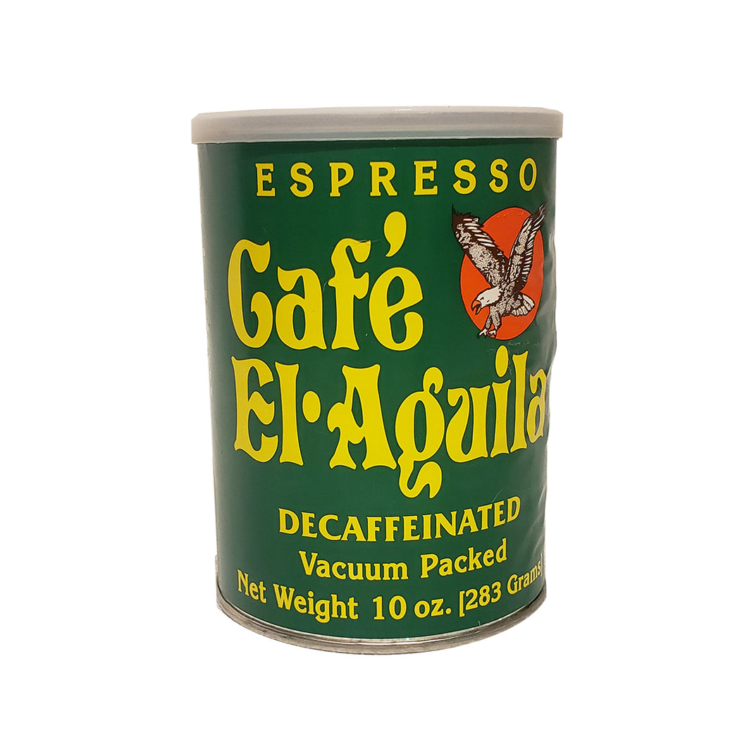 Cafe El Aguila - Decaffeinated Coffee - 10 Oz Can
