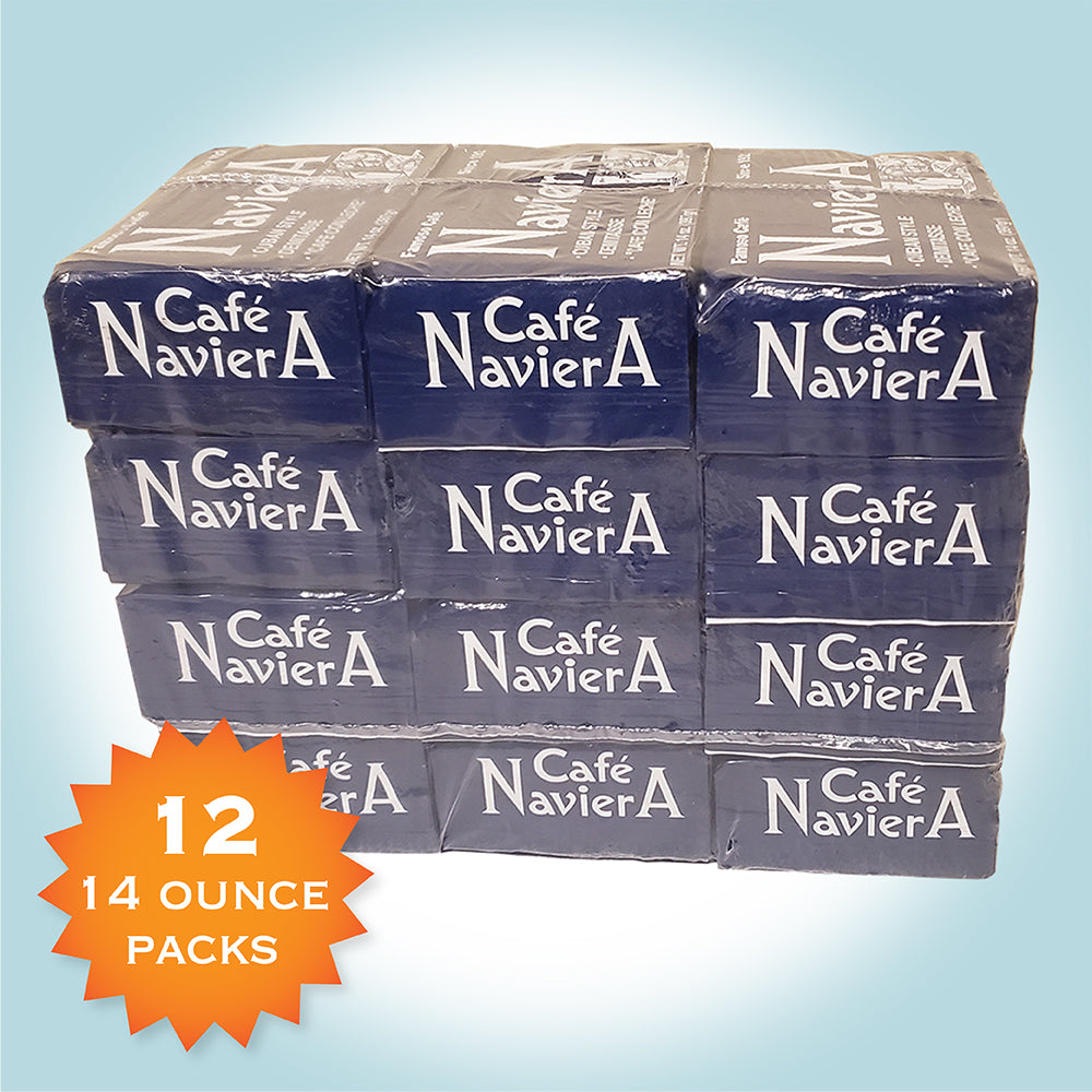 Cafe Naviera Cuban Style Dark Roasted Coffee (12 pack - 168oz total) – CB  Beverage Services LLC